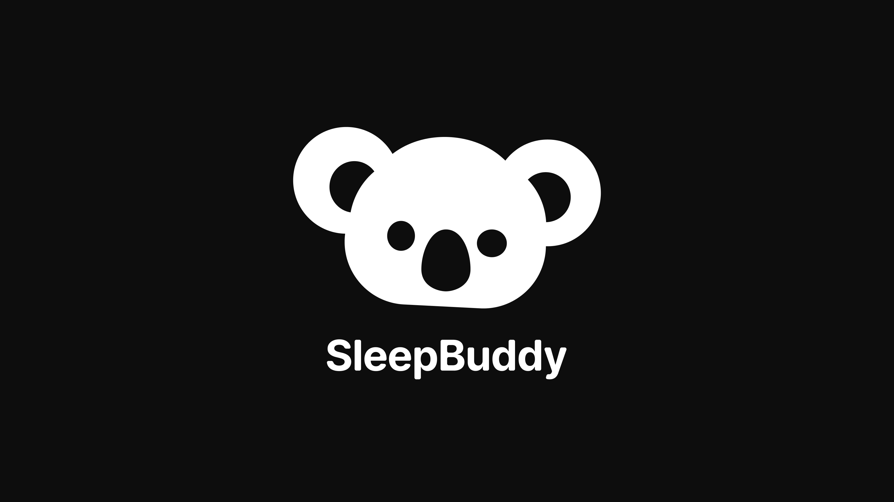 Le logo Sleep buddy, une mascotte de koala